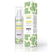 Разогревающее массажное масло Gourmet Spearmint Organic с органическими ингредиентами - 50 мл. - Exsens - купить с доставкой в Новосибирске