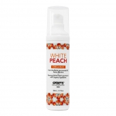 Разогревающее массажное масло Gourmet White Peach Organic с органическими ингредиентами - 50 мл. - Exsens - купить с доставкой в Новосибирске