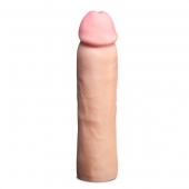 Телесная фаллическая насадка на пенис Magnum Xtender - 23 см. - Blush Novelties - в Новосибирске купить с доставкой