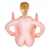 Надувная секс-кукла с реалистичной головой и поднятыми ножками - ToyFa - в Новосибирске купить с доставкой