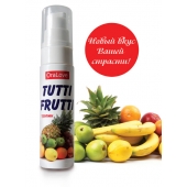 Гель-смазка Tutti-frutti со вкусом тропических фруктов - 30 гр. - Биоритм - купить с доставкой в Новосибирске