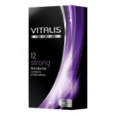 Презервативы с утолщённой стенкой VITALIS PREMIUM strong - 12 шт. - Vitalis - купить с доставкой в Новосибирске