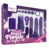 Эротический набор Toy Joy Mega Purple - Toy Joy - купить с доставкой в Новосибирске
