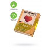 Экологически чистые презервативы Masculan Organic - 3 шт. - Masculan - купить с доставкой в Новосибирске