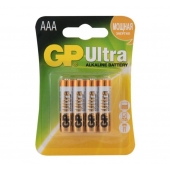 Батарейки алкалиновые GP Ultra Alkaline 24А AАA/LR03 - 4 шт. - Элементы питания - купить с доставкой в Новосибирске