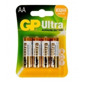 Батарейки алкалиновые GP Ultra Alkaline AA/LR6 - 4 шт. - Элементы питания - купить с доставкой в Новосибирске