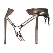Бронзовый пояс для насадок Desirous Harness - Strap-on-me - купить с доставкой в Новосибирске