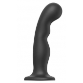 Черная насадка Strap-On-Me Dildo Plug P G size XXL - Strap-on-me - купить с доставкой в Новосибирске