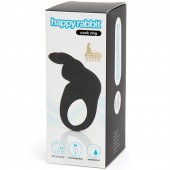 Черное эрекционное виброкольцо Happy Rabbit Rechargeable Rabbit Cock Ring - Happy Rabbit - в Новосибирске купить с доставкой