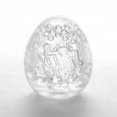 Мастурбатор-яйцо Keith Haring EGG DANCE - Tenga - в Новосибирске купить с доставкой