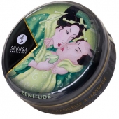 Массажная свеча Exotic Green Tea с ароматом зелёного чая - 30 мл. - Shunga - купить с доставкой в Новосибирске