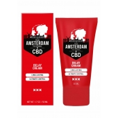 Крем-пролонгатор CBD from Amsterdam Delay Cream - 50 мл. - Shots Media BV - купить с доставкой в Новосибирске