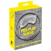 Прозрачная насадка на пенис Piss Play Sleeve для игр с мочеиспусканием - Orion - купить с доставкой в Новосибирске