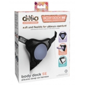 Черные трусики для страпона Body Dock SE на регулируемых ремнях - Pipedream - купить с доставкой в Новосибирске