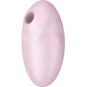 Розовый вакуум-волновой стимулятор с вибрацией Vulva Lover 3 - Satisfyer
