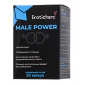 Капсулы для мужчин Erotichard male power - 20 капсул (0,370 гр.) - Erotic Hard - купить с доставкой в Новосибирске