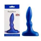Синий анальный стимулятор Beginners p-spot massager - 11 см. - Lola Games - в Новосибирске купить с доставкой