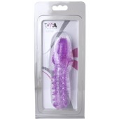 Фиолетовая насадка, удлиняющая половой член - 13,5 см. - Toyfa Basic - в Новосибирске купить с доставкой