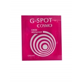 Стимулирующий интимный крем для женщин Cosmo G-spot - 2 гр. - Биоритм - купить с доставкой в Новосибирске