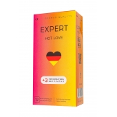 Презервативы EXPERT Hot Love с разогревающим эффектом - 12 шт.(+3 в подарок) - Expert - купить с доставкой в Новосибирске