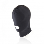 Черный текстильный шлем с прорезью для рта - Bior toys - купить с доставкой в Новосибирске