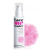 Съедобное согревающее массажное масло Love Me Tender Cotton Candy с ароматом сладкой ваты - 100 мл. - Love to Love - купить с доставкой в Новосибирске