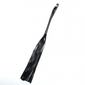 Черная плеть из эко-кожи с витой ручкой - 55 см. - Сима-Ленд - купить с доставкой в Новосибирске