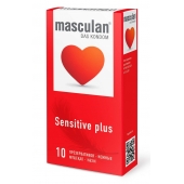 Презервативы Masculan Sensitive plus - 10 шт. - Masculan - купить с доставкой в Новосибирске