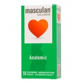 Презервативы анатомической формы Masculan Anatomic - 10 шт. - Masculan - купить с доставкой в Новосибирске