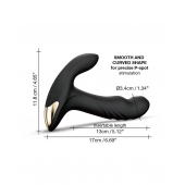 Черный вибромассажер простаты Multi P-Joy с 3 моторами - Dorcel - в Новосибирске купить с доставкой