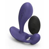 Темно-синий вибромассажер Witty P G Vibrator with Remote Control - Love to Love - в Новосибирске купить с доставкой