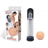 Автоматическая вакуумная помпа-мастурбатор Blowjob Auto Sucker Penis Enlarger Pump - Lux Fetish - в Новосибирске купить с доставкой