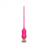 Розовый тонкий стимулятор Nipple Vibrator - 23 см. - I-MOON - купить с доставкой в Новосибирске