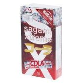 Ароматизированные презервативы Sagami Xtreme COLA - 10 шт. - Sagami - купить с доставкой в Новосибирске