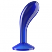 Синяя анальная втулка Flawless Clear Prostate Plug 6.0 - 15 см. - Lovetoy - в Новосибирске купить с доставкой