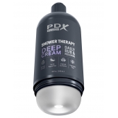 Мастурбатор в бутылке Shower Therapy Deep Cream - Pipedream - в Новосибирске купить с доставкой
