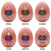 Набор из 6 мастурбаторов-яиц Tenga Egg Variety Pack V - Tenga - в Новосибирске купить с доставкой