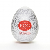 Мастурбатор-яйцо Keith Haring EGG PARTY - Tenga - в Новосибирске купить с доставкой