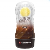 Прозрачный текстурированный мастурбатор Vacuum Cup Masturbator Stellar - Baile - в Новосибирске купить с доставкой