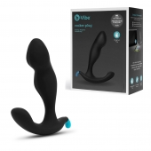 Черный утяжеленный анальный стимулятор Rocker Plug - 12 см. - b-Vibe - в Новосибирске купить с доставкой