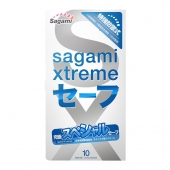 Презервативы Sagami Xtreme Ultrasafe с двойным количеством смазки - 10 шт. - Sagami - купить с доставкой в Новосибирске