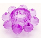 Мягкая фиолетовая гелевая насадка - Toyfa Basic - в Новосибирске купить с доставкой