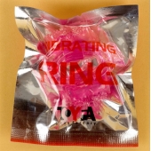 Розовое виброкольцо с двумя батарейками - Toyfa Basic - в Новосибирске купить с доставкой