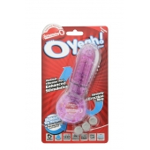 Фиолетовое эрекционное кольцо с вибрацией и пальчиком OYEAH PURPLE - Screaming O - в Новосибирске купить с доставкой
