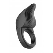 Черное эрекционное виброкольцо Vibro Lust Ring - MALESATION - в Новосибирске купить с доставкой