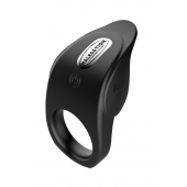 Черное эрекционное виброкольцо Vibro Lust Ring - MALESATION - в Новосибирске купить с доставкой