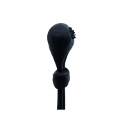 Чёрное лассо на пенис с вибрацией - Baile - в Новосибирске купить с доставкой