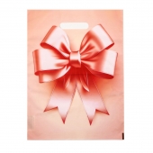 Пакет с принтом в виде банта с вырубной ручкой (30х40 см) - Сима-Ленд - купить с доставкой в Новосибирске