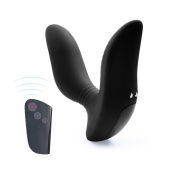 Черный вибромассажер простаты 3,5’’ Remote Control Curve P-spot Massager - 12 см. - Erokay - в Новосибирске купить с доставкой