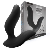 Черный вибромассажер простаты 3,5’’ Curve P-spot Massager - 12 см. - Erokay - в Новосибирске купить с доставкой